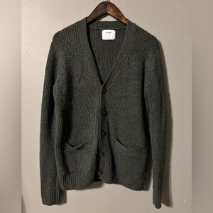 Old Navy Dark Green Cardigan Sweater